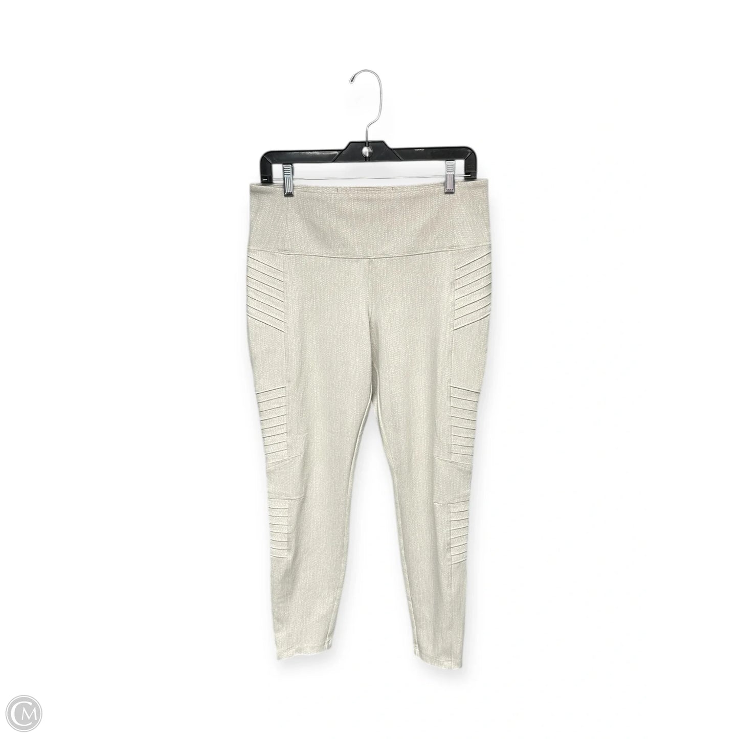 Athletic Leggings By Athleta In Beige, Size: L