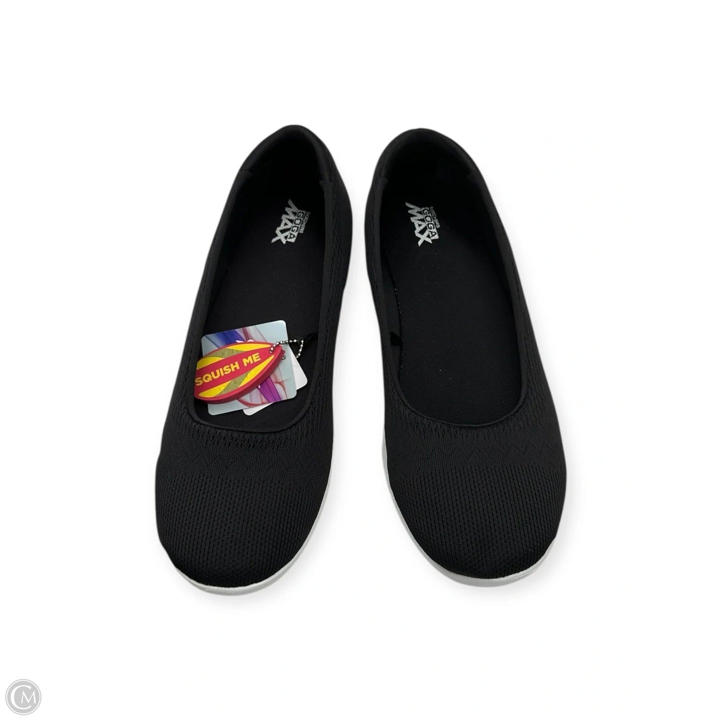 Shoes Flats By Skechers In Black & White, Size: 10