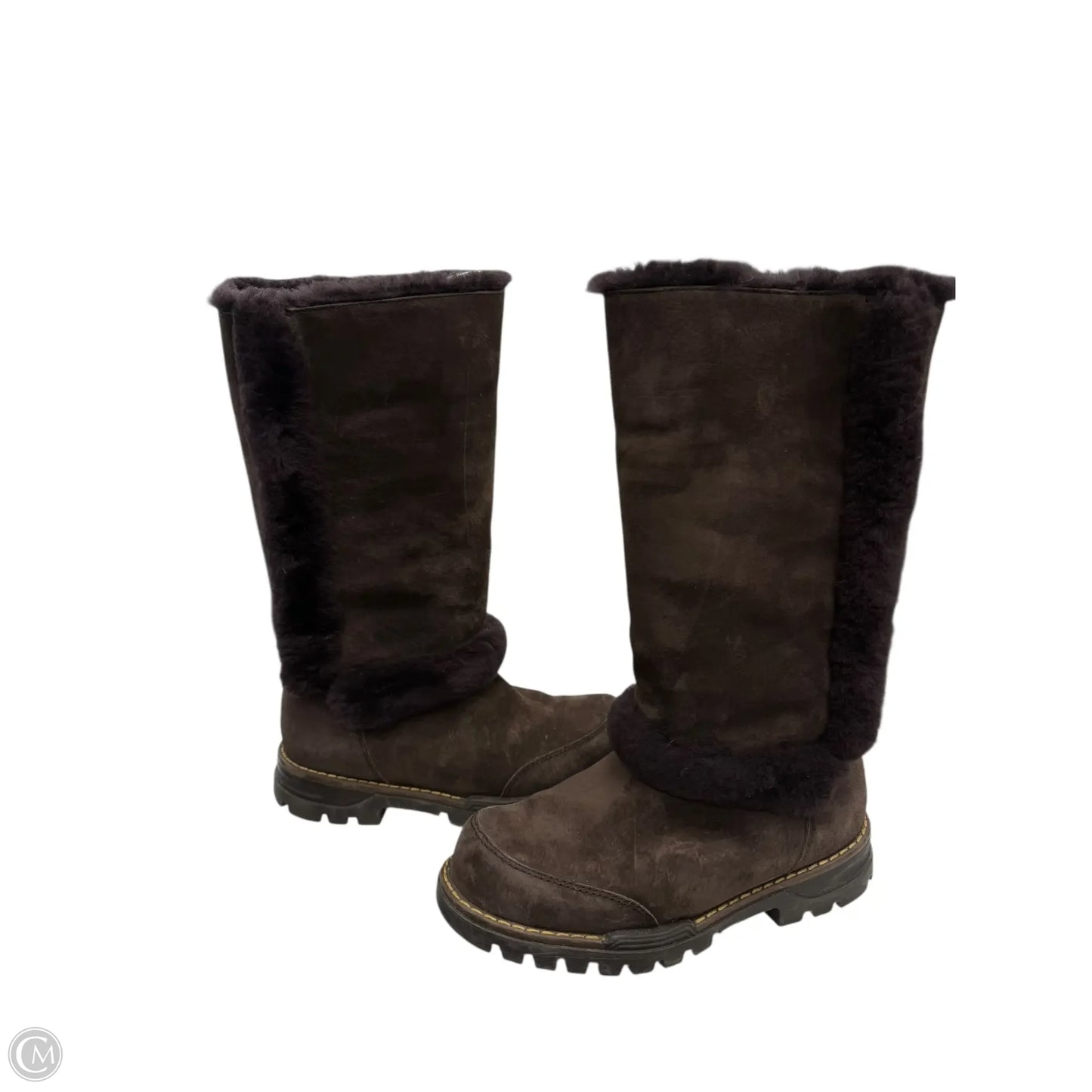 Boots Snow By Eddie Bauer In Brown, Size: 9