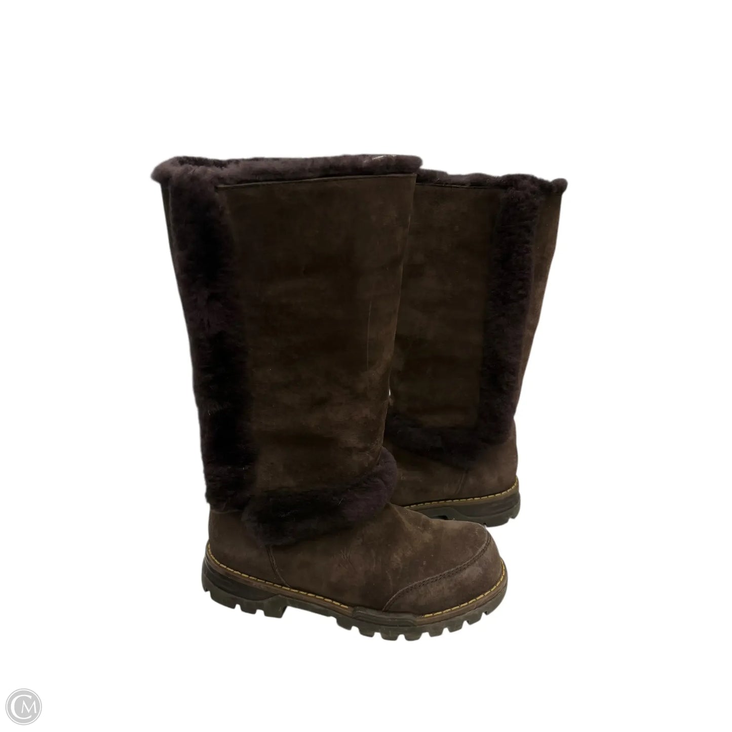 Boots Snow By Eddie Bauer In Brown, Size: 9