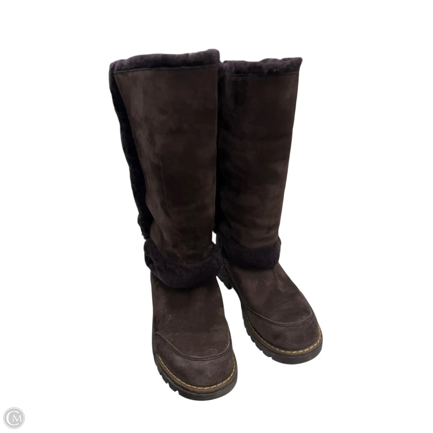 Boots Snow By Eddie Bauer In Brown, Size: 9
