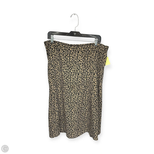 Skirt Midi By Old Navy In Animal Print, Size: Xl