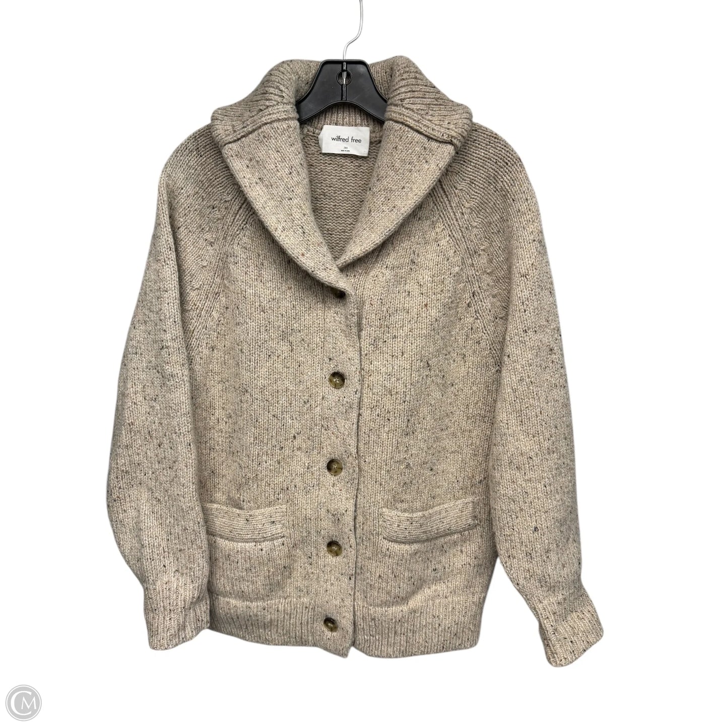 Cardigan By Wilfred In Tan, Size: Xxs