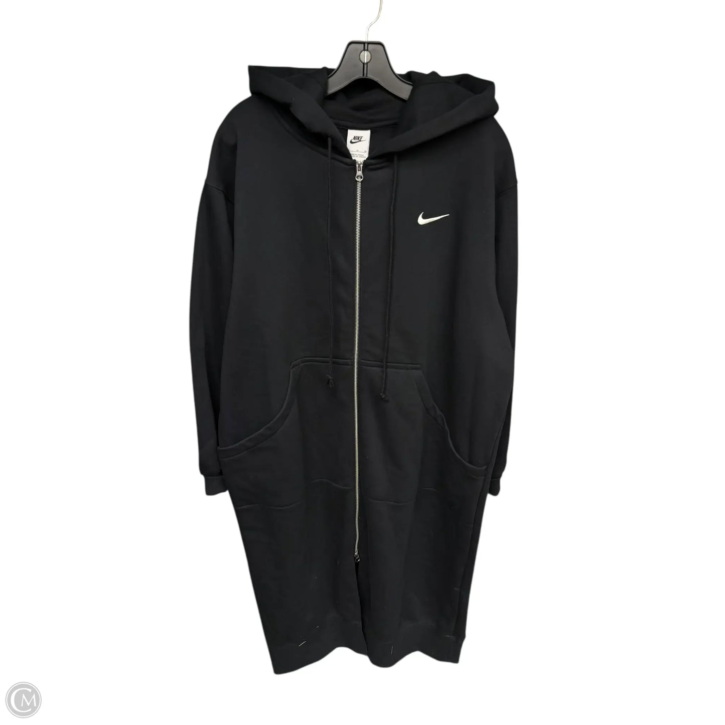 Athletic Sweatshirt Hoodie By Nike Apparel In Black, Size: Xl