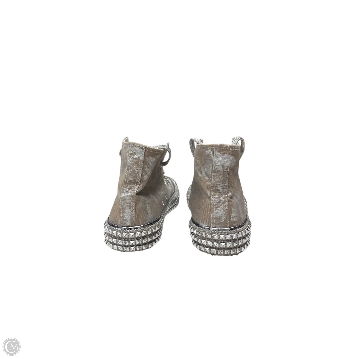 Shoes Sneakers By Nan-Ku In Silver, Size: 39