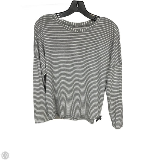 Athletic Top Long Sleeve Crewneck By Lululemon In Grey, Size: S