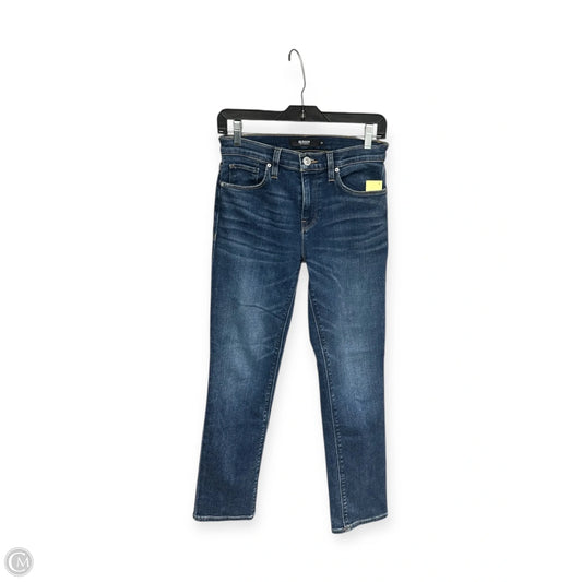 Jeans Straight By Hudson In Blue Denim, Size: 2