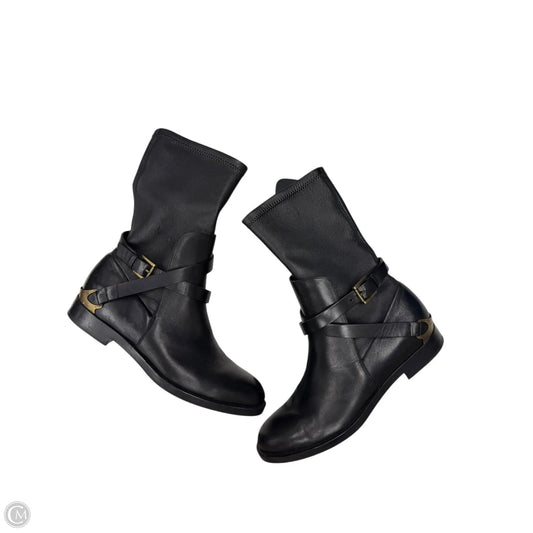 Boots Ankle Flats By Fratelli Rossetti In Black, Size: 6