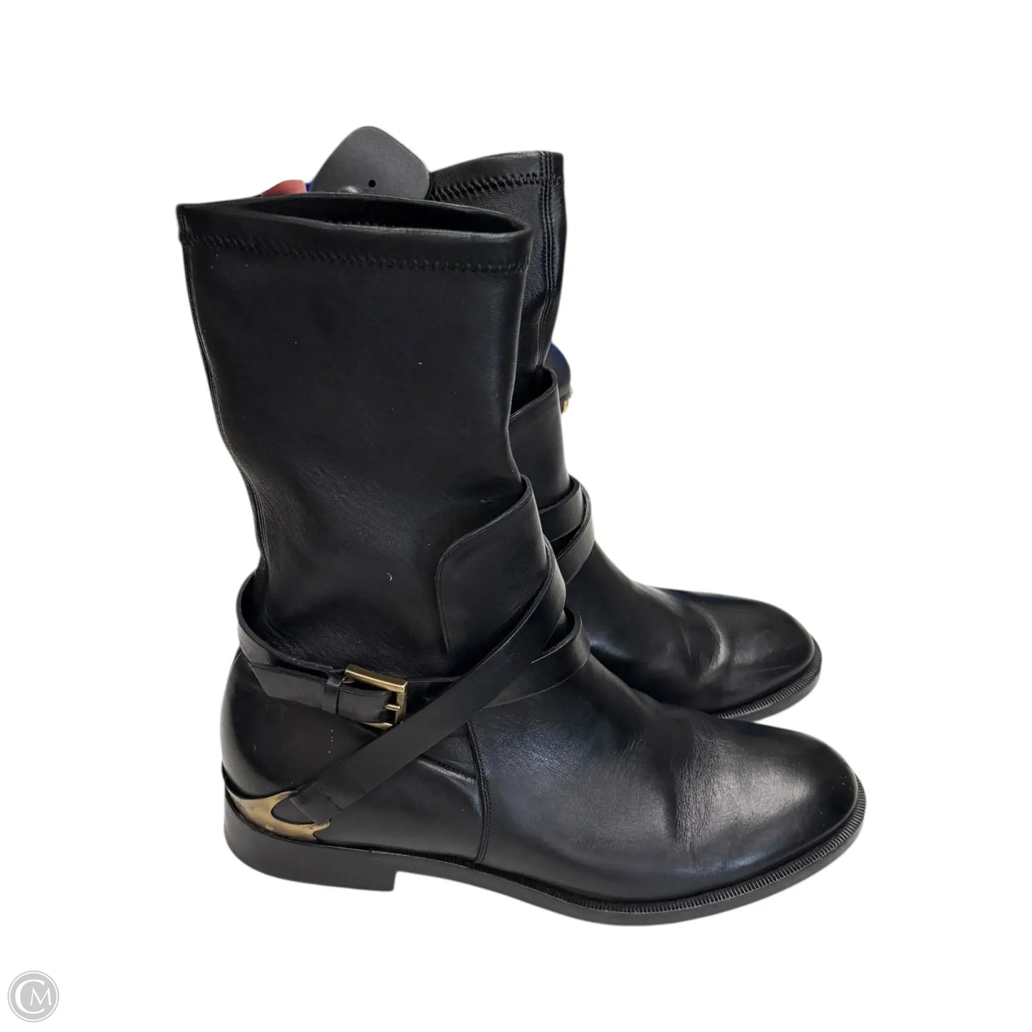 Boots Ankle Flats By Fratelli Rossetti In Black, Size: 6