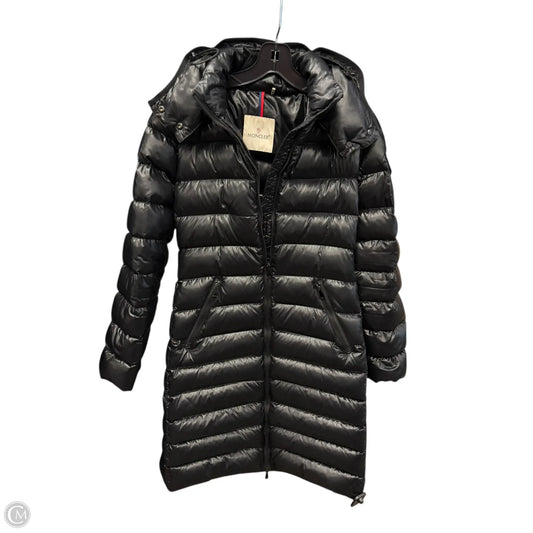 Jacket Luxury Designer By Moncler In Black, Size: 2