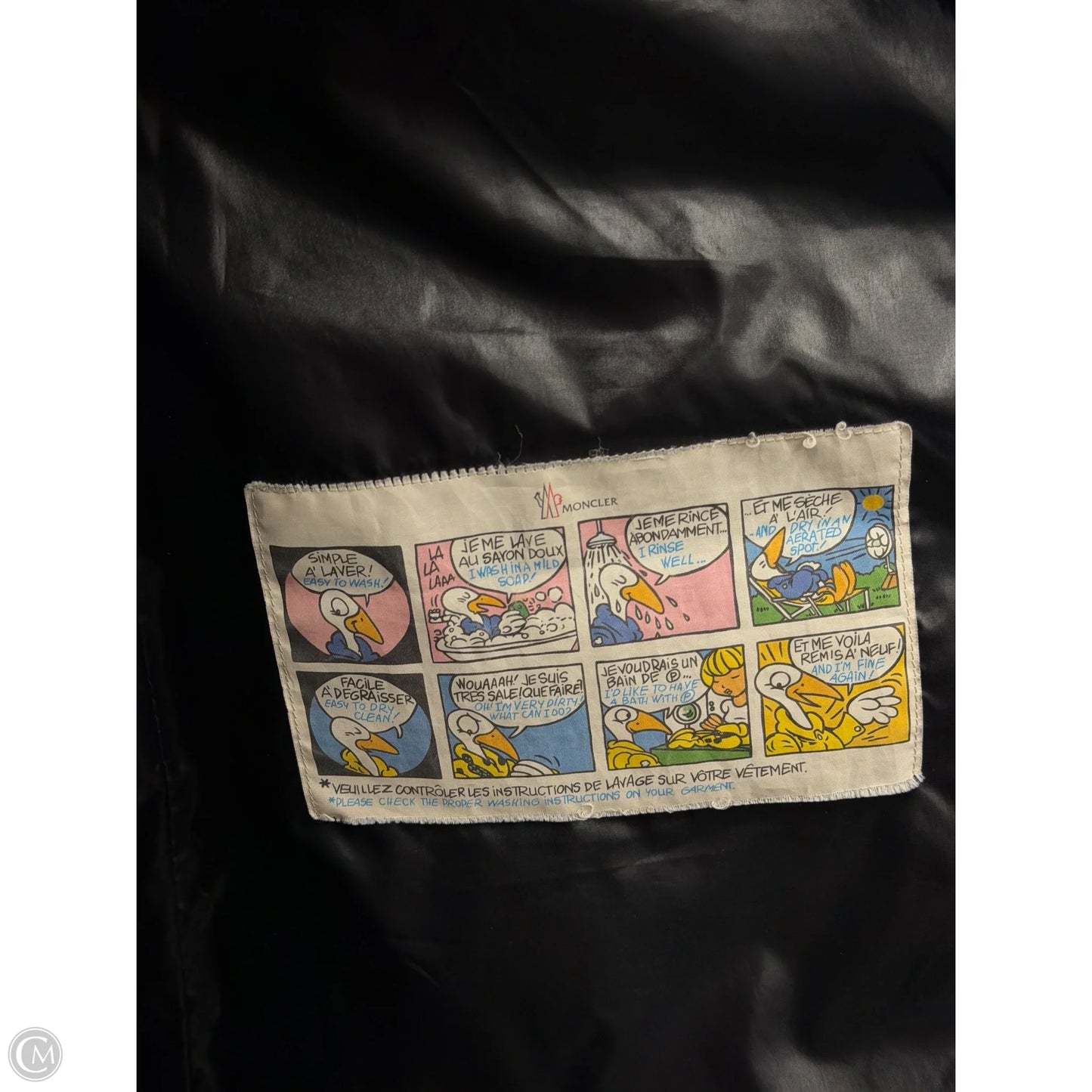 Jacket Luxury Designer By Moncler In Black, Size: 2