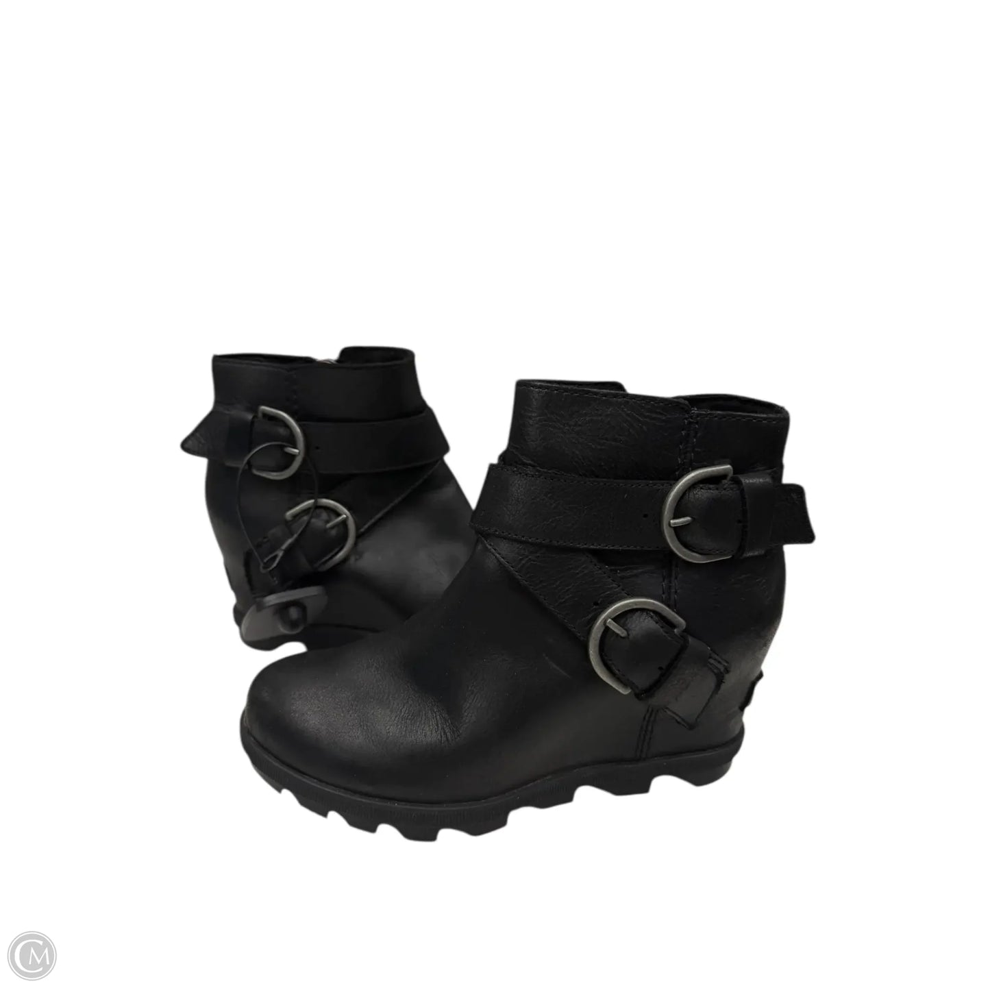 Boots Ankle Heels By Sorel In Black, Size: 6