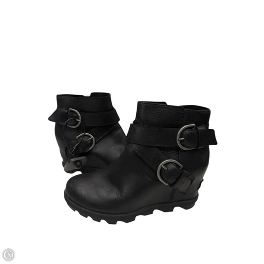Boots Ankle Heels By Sorel In Black, Size: 6