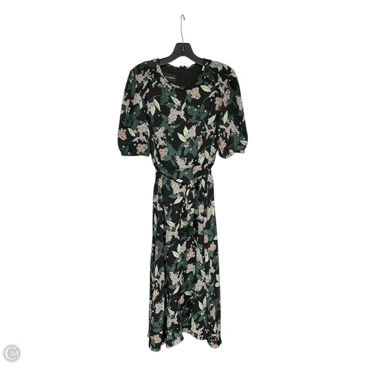 Dress Casual Maxi By Donna Morgan In Black & Green, Size: 8