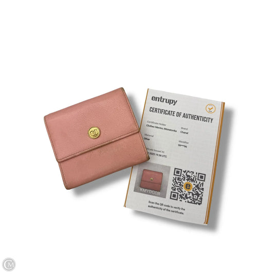 Wallet Luxury Designer By Chanel, Size: Small