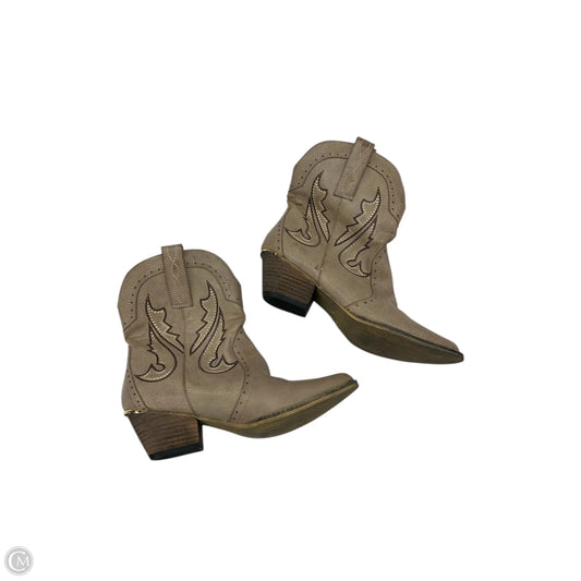Boots Western By Very Volatile In Tan, Size: 9