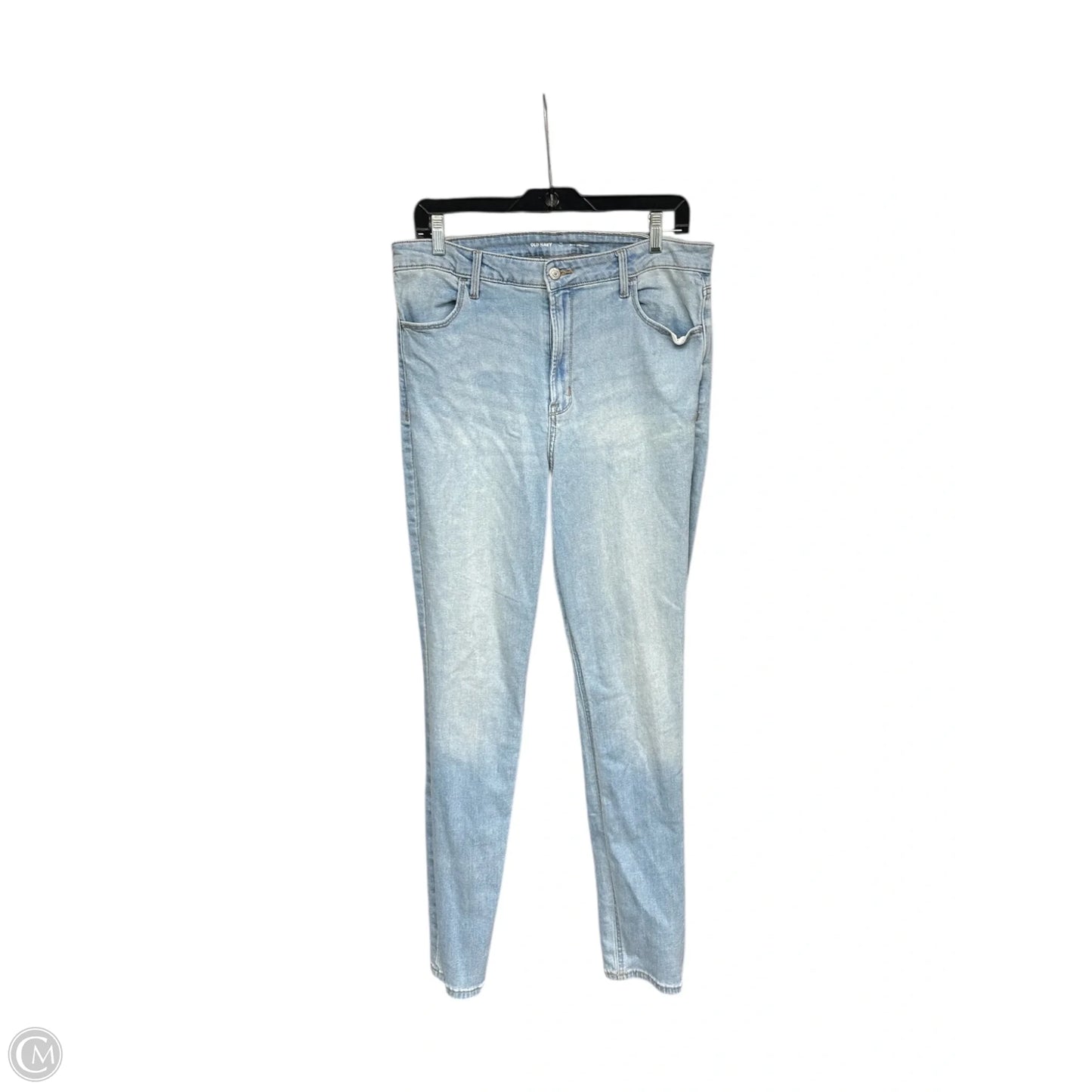 Jeans Straight By Old Navy In Blue Denim, Size: 16l