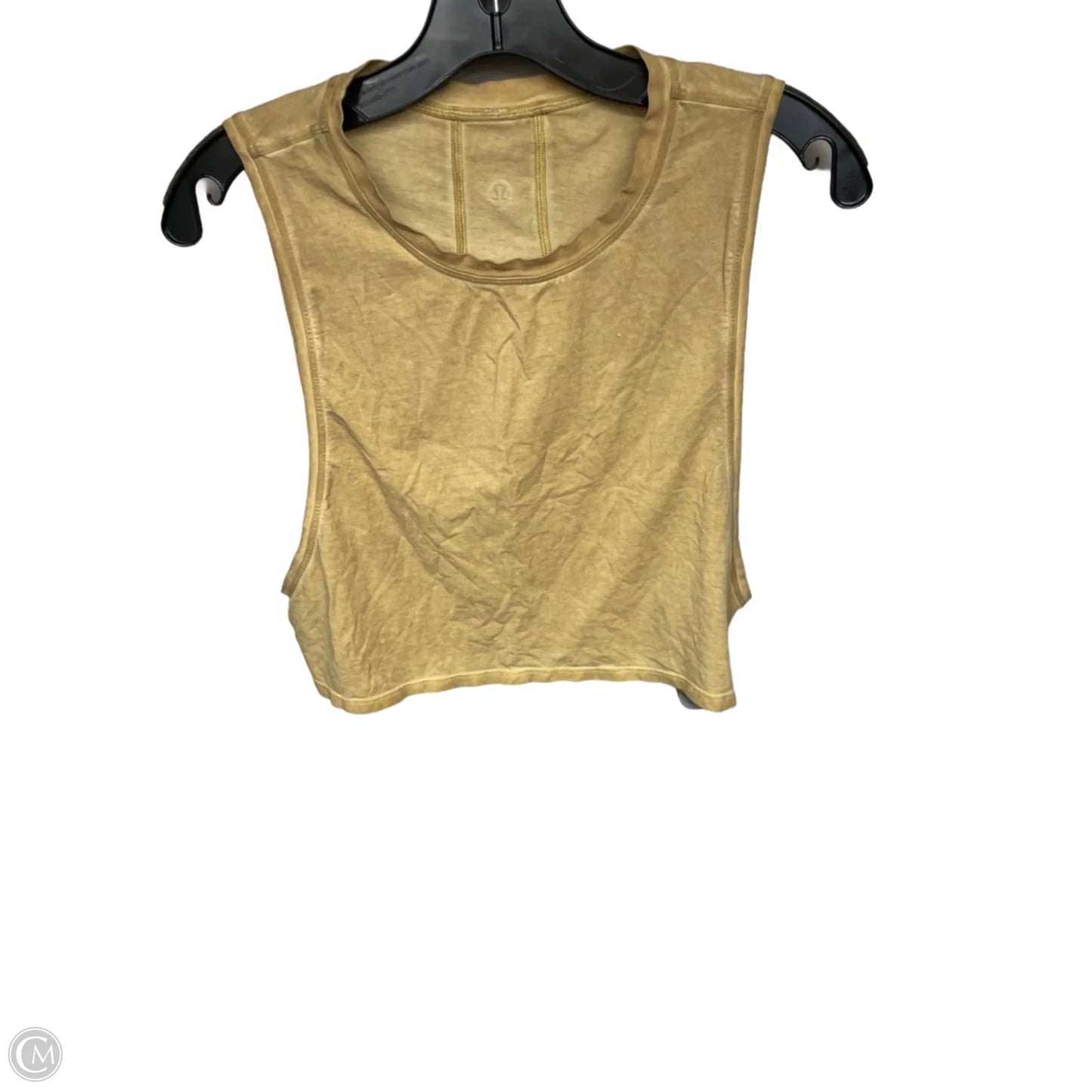Athletic Tank Top By Lululemon In Yellow, Size: S