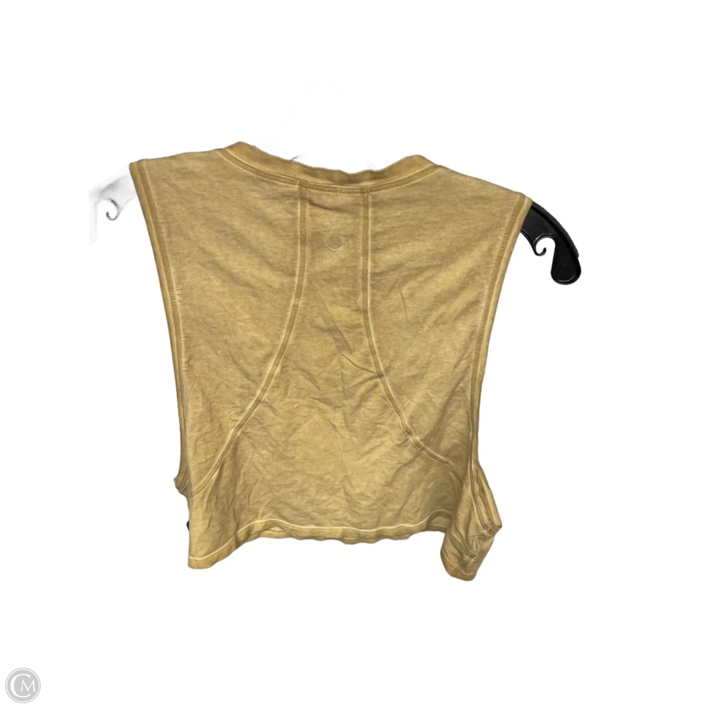 Athletic Tank Top By Lululemon In Yellow, Size: S