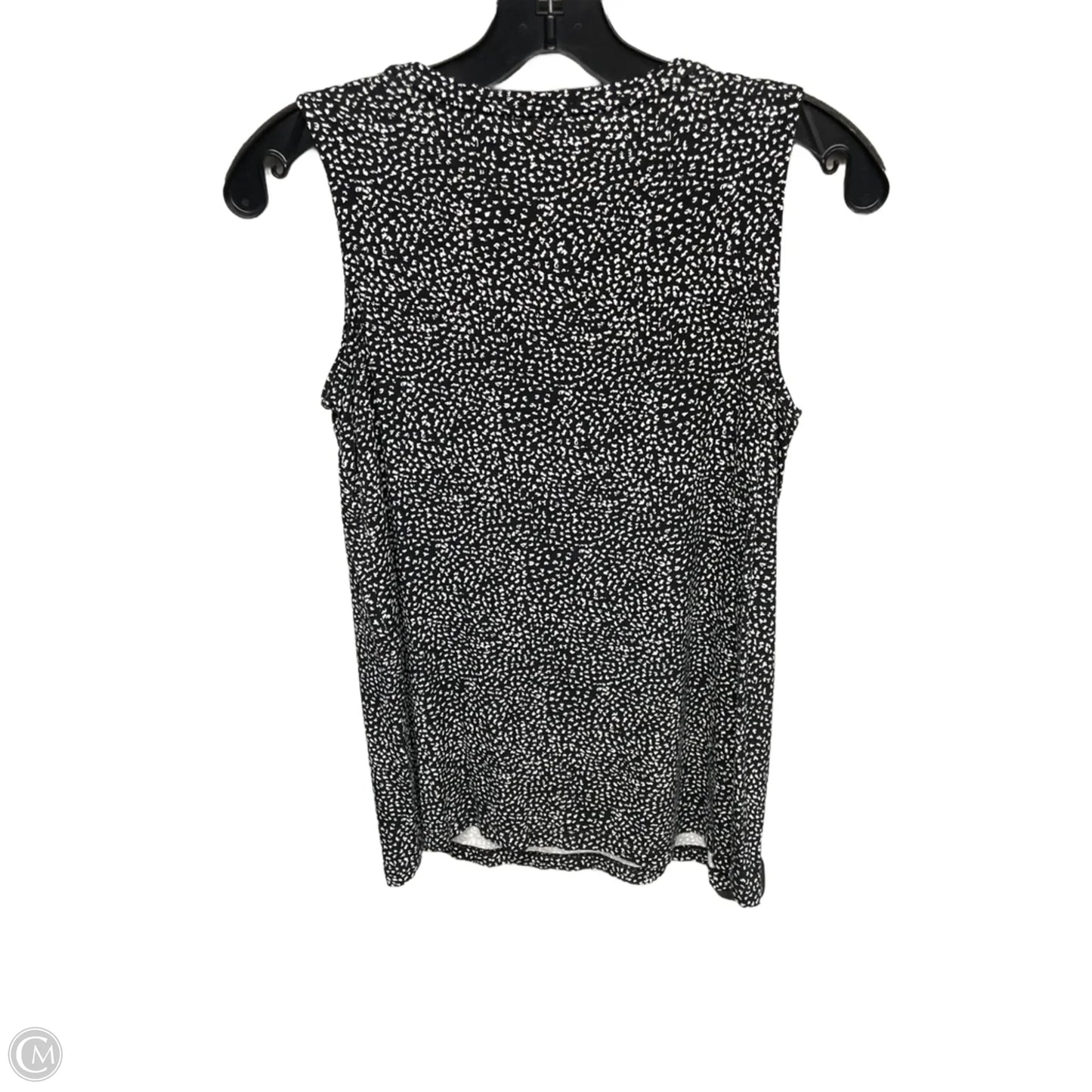 Top Sleeveless By Nine West In Black & White, Size: Xs