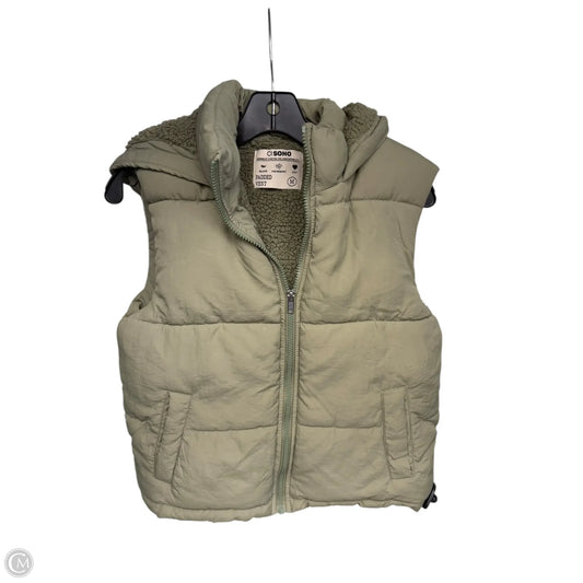 Vest Puffer & Quilted By Ci Sono In Green, Size: M
