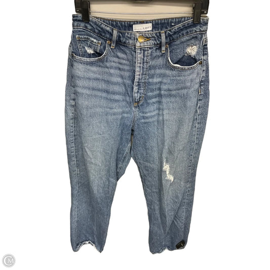 Jeans Straight By Loft In Blue Denim, Size: 6