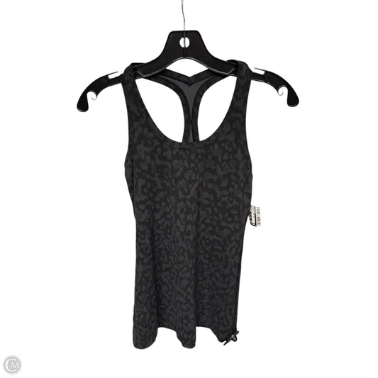 Athletic Tank Top By Lululemon In Black & Grey, Size: S