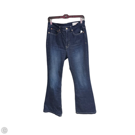 Jeans Flared By Gap In Blue Denim, Size: 8