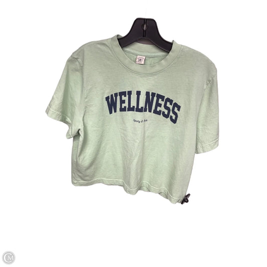 Top Short Sleeve By Clothes Mentor In Green, Size: M