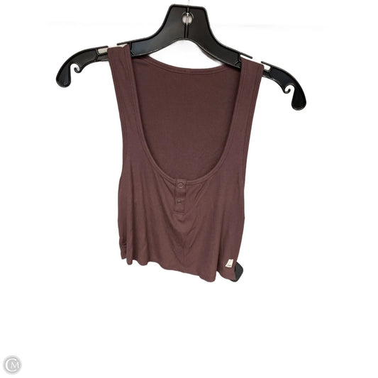 Tank Top By Vuori In Brown, Size: S