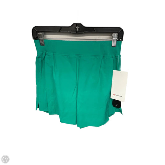 Athletic Shorts By Lululemon In Green, Size: S