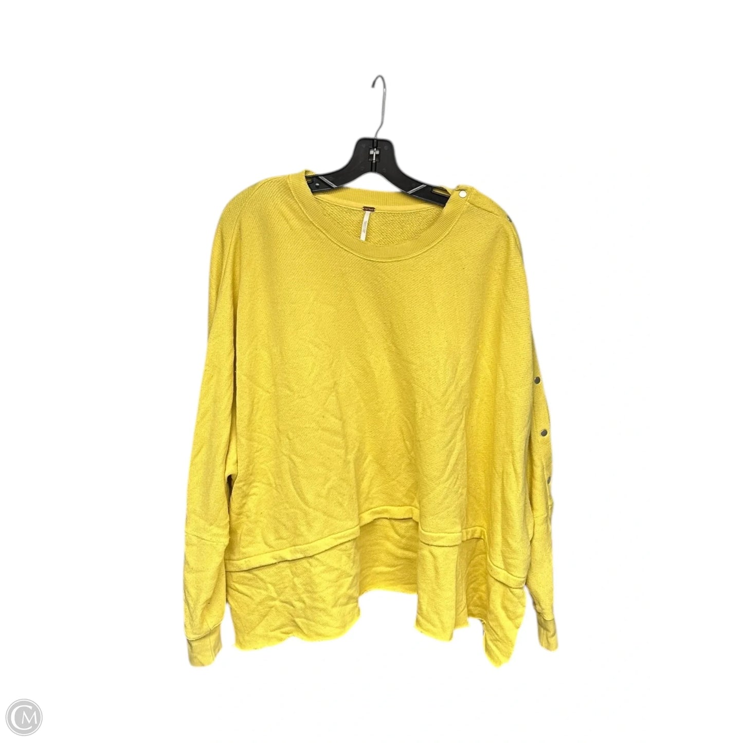 Sweater By Free People In Yellow, Size: Xs