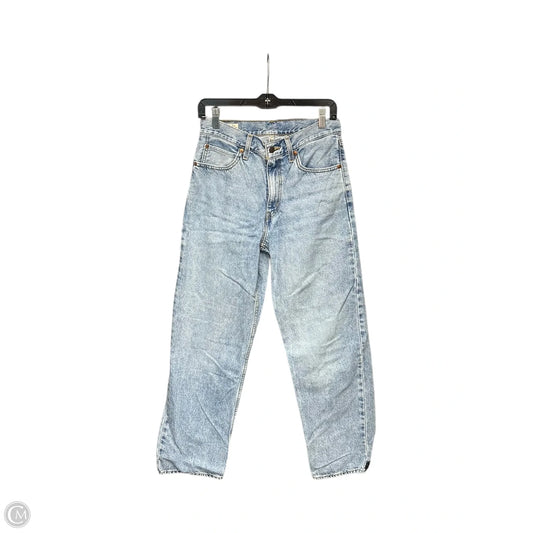 Jeans Straight By Levis In Blue Denim, Size: 4