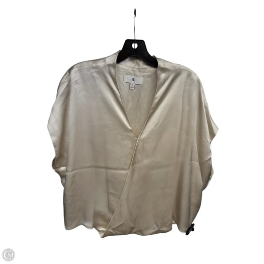 Top Sleeveless By Banana Republic In Ivory, Size: Xl