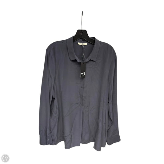 Top Long Sleeve By Clothes Mentor In Grey, Size: M