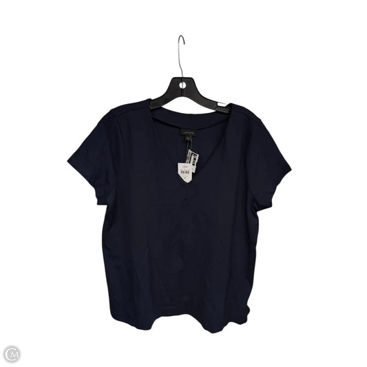 Top Short Sleeve By J. Jill In Navy, Size: M
