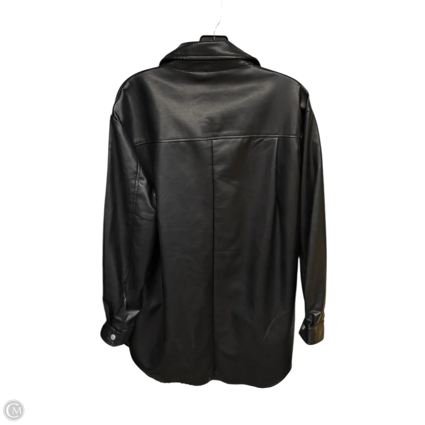 Jacket Shirt By Bagatelle In Black, Size: L