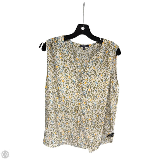 Top Sleeveless By Not Your Daughters Jeans In Animal Print, Size: L