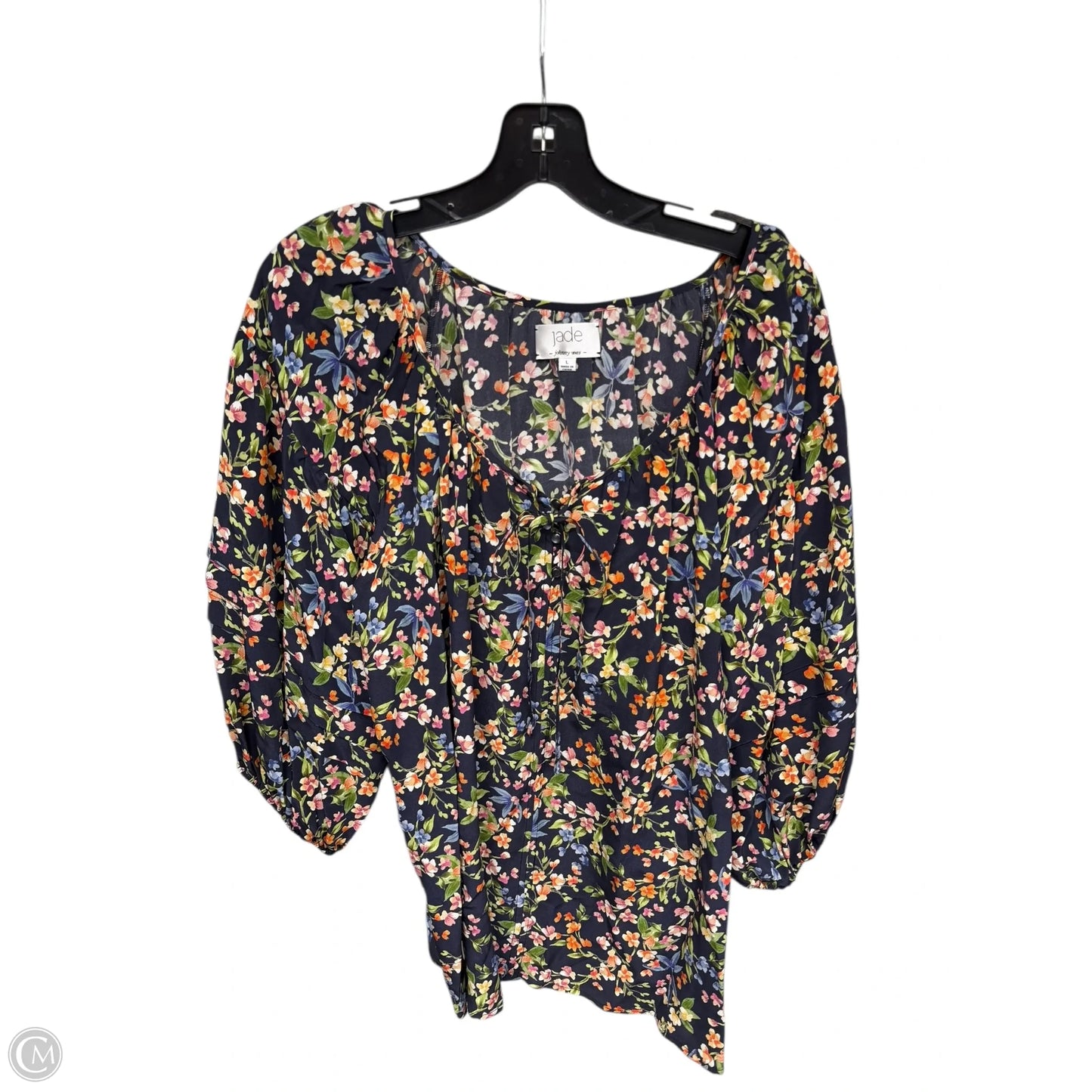 Top 2pc 3/4 Sleeve By Jade In Leopard Print