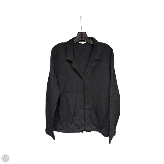 Top Long Sleeve By Eileen Fisher In Black, Size: L