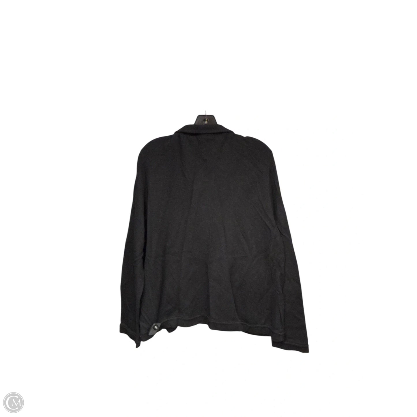 Top Long Sleeve By Eileen Fisher In Black, Size: L