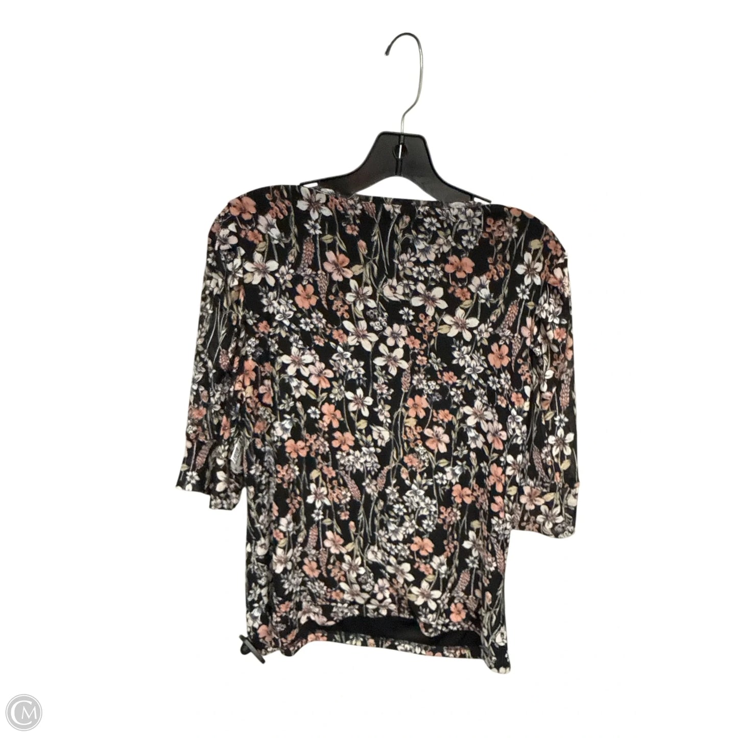 Top Short Sleeve By Tommy Hilfiger In Floral Print, Size: L