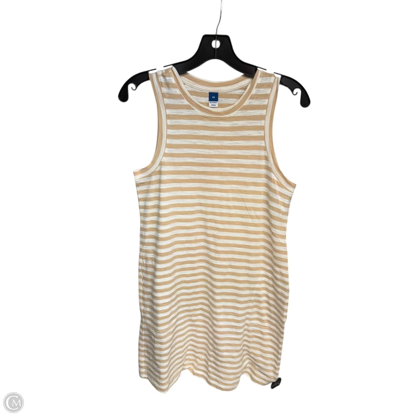 Dress Casual Midi By Old Navy In Striped Pattern, Size: Xs