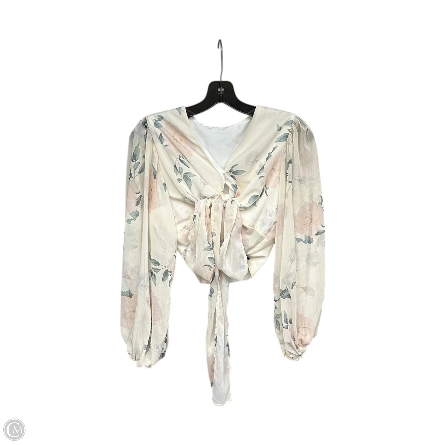 Top Long Sleeve By Dazy In Floral Print, Size: S