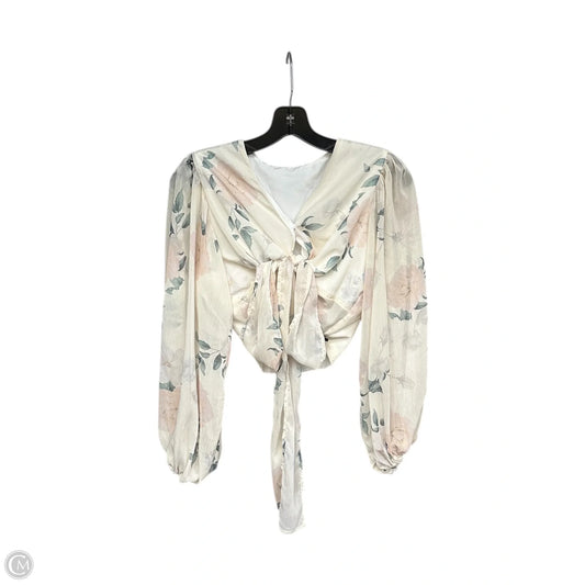 Top Long Sleeve By Dazy In Floral Print, Size: S