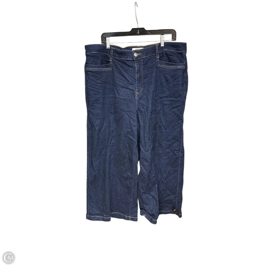 Jeans Wide Leg By Torrid In Blue Denim, Size: 18
