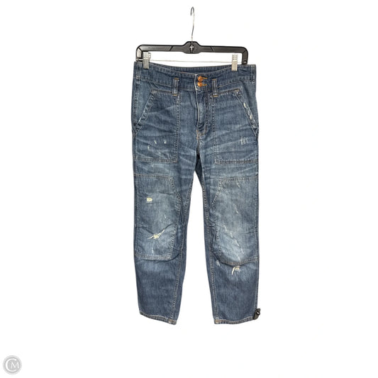 Jeans Straight By Pilcro In Blue Denim, Size: 4