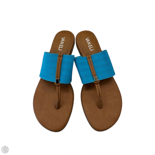 Shoes Flats By Vaneli In Teal, Size: 7