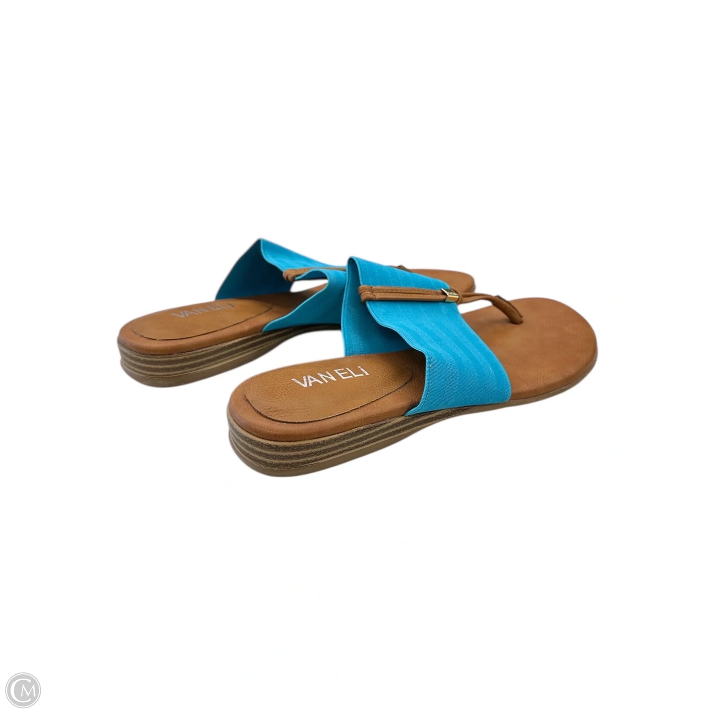 Shoes Flats By Vaneli In Teal, Size: 7