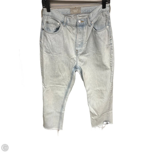 Jeans Straight By Everlane In Blue Denim, Size: 8